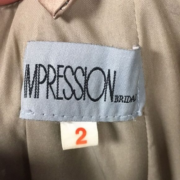 NWT 🤎 IMPRESSION Gold Prom/Grad/Evening Dress - Picture 7 of 8